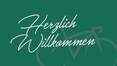 Fahrrad-Willkommen