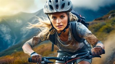 Mountain Bike Frau