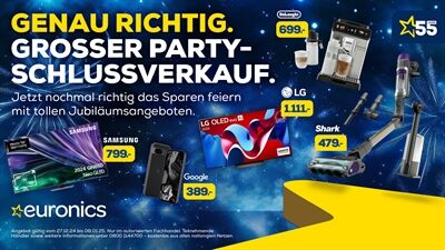 EURONICS Partyschlussverkauf