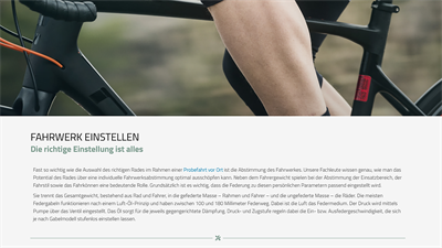 Fahrwerkeinstellung